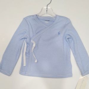 NWT Ralph Lauren Kids Striped Cardigan Wrap Size 9 months